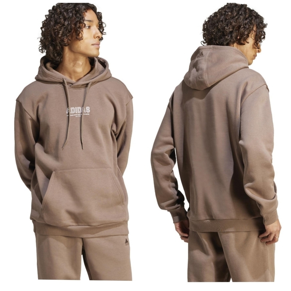 ADIDAS  Men's Last Days of Summer Brown Hoodie size Small